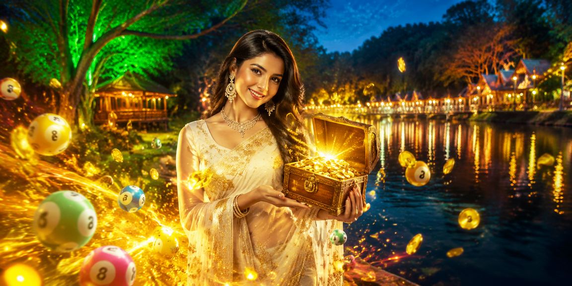 গাজীপুর লটারির একটি চিত্র সহ হাতের স্ক্রোলিং
